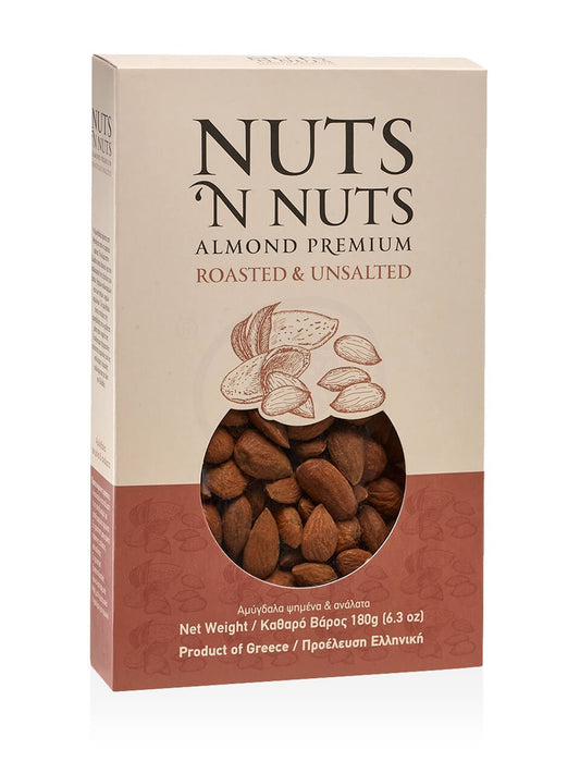 Ελληνικό αμύγδαλο ψημένο & ανάλατο "Nuts 'n Nuts" 180g